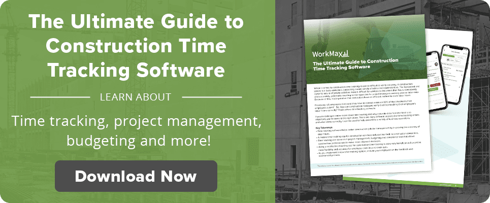 Our Construction Time Tracking Guide will help you better track labor hours and improve job costing for your projects.